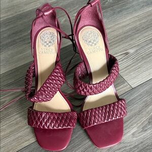 Vince Camuto Women's Deep Red Heels